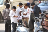 Hyderabad traffic police, penalty hyderabad traffic, hyderabad 1065 traffic violations cases in two days, Traffic violations