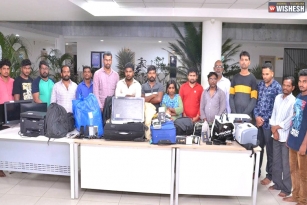Human Trafficking Racket Busted In Hyderabad Airport
