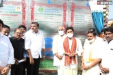 YS Jagan temples news, YS Jagan temples, ys jagan lays foundation stone for 9 temples reconstruction, Foundation stone