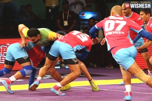 Telugu Titans Faced A Defeat Against Jaipur Pink Panther By 4 Points