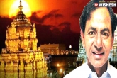 KCR, Andhra Pradesh, kcr to offer gold jewelry to ap temples, Ap temples