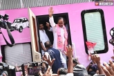 KCR Bus Tour coverage, Telangana Parliament elections, kcr starts bus tour across telangana, Telangana cm