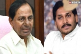 KCR and YS Jagan updates, KCR and YS Jagan meeting, kcr and ys jagan on logger hands over water row, Hands