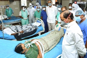 KCR visits Gandhi Hospital: Interacts with Patients