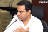Telangana State, KTR, ktr urges centre to fund t fibre project, Sinha