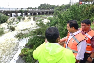 KTR Visits Flood-Hit Areas