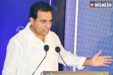 KTR, KTR, ktr showcases investment opportunities in telangana, Industrial policy