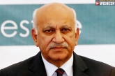 MJ Akbar news, MJ Akbar news, mj akbar asked to keep a senior minister in loop, Harassment
