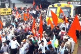 Maratha protests, Maratha protests, maharashtra bandh maratha groups protest all over, Maharashtra bandh