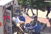 Man jumps off the ambulance breaking news, Man jumps off the ambulance video, viral video man jumps off the ambulance and runs away, Viral videos