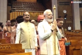 BJP, Narendra Modi speech, modi calls new parliament the temple of democracy, Parliament