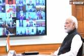 India Chief Ministers, Narendra Modi video conference, narendra modi to hold a video conference with chief ministers, Ap ministers