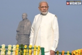 Statue of Unity launch, Statue of Unity launch, narendra modi unveils statue of unity, Sardar