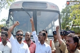 RTC strike, KCR, no bonds we want it now rtc employees, Bonds