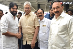 Pawan Kalyan Attends All Party Meet Chaired By Undavalli