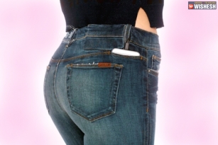 Here is a phone charging jeans