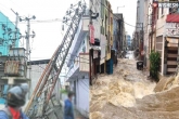 Hyderabad drowned, power outage Hyderabad latest updates, power outage continues for third consecutive day in hyderabad, Telangana rains