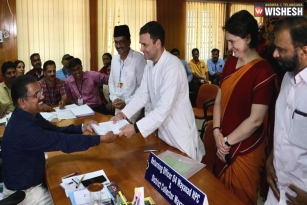 Congress President Rahul Gandhi Files Nomination From Kerala&#039;s Wayanad
