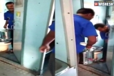 Chennai Central - Hyderabad, Chennai Central - Hyderabad, railway vendor fined with rs 1 lakh after video of tea coffee brought out from toilet, Armin