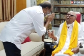 Rajinikanth latest, Rajinikanth politics, rajinikanth meets karunanidhi and seeks blessings, M karunanidhi