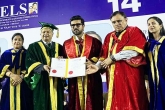 , , ram charan gets doctorate from vels university, Gets