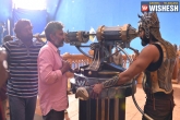 Baahubali 2, Pics, rana daggubati shares some candid pics on the sets of baahubali 2, Candid pics