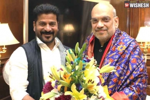 Revanth Reddy asks Amit Shah for Dues in Telangana