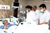 KCR surgery, KCR health, revanth reddy visits kcr in hospital, Health