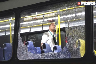 Bus Carrying Rio Olympics Journalists Attacked