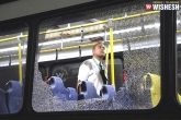 Rio De Janeiro, Bus, bus carrying rio olympics journalists attacked, Journalists