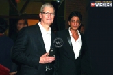Apple, Apple, srk to be the brand ambassador of apple india, Tim cook