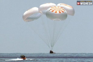 SpaceX Capsule With NASA Astronauts Returns To Earth