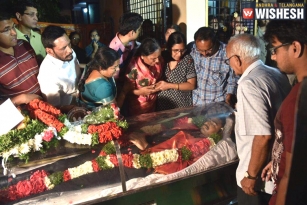 Friends and Family bid a Tearful Adieu to Srinivas
