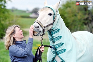 Still loves her dangerous horse