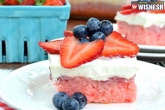recipe, Food, strawberry cheesecake poke cake recipe, Cake