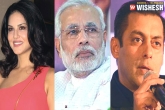 Prime Minister Narendra Modi, Yahoo India Year in Review List, year in review list sunny leone is the most searched personality, Leone