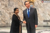 China, UN council, sushma swaraj meets chinese counterpart, External affairs ministry