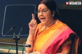71st session, Pakistan, stop dreaming of separating kashmir from india sushma swaraj, Separation