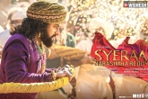 Syeraa new updates, Syeraa new updates, syeraa first day collections, Konidela production company
