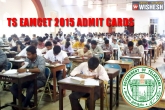 careers, hall ticket, ts eamcet 2015 admit cards, Admit card