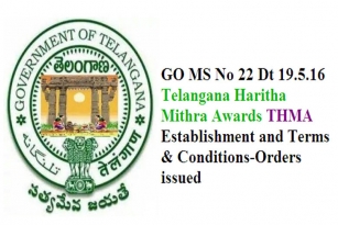 Telangana Haritha Mitra awards