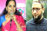 ABVP Workers, Independence Day, telangana mp kavitha assures arrest of abvp workers on owaisi plea, Asaduddin owaisi