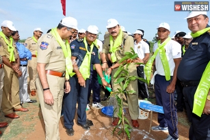 Telangana Police Plant Saplings