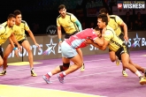 Kabaddi, Star Sports, telugu titans beat jaipur pink panthers 35 23 reached semis, Tita