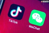 WeChat and TikTok, WeChat and TikTok, usa bans wechat and tiktok from sunday, Chat