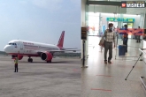 Rajiv  Gandhi International Airport, Repatriation flight, repatriation flight from us lands in hyderabad with 118 indians, Repatriation flight