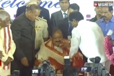 Vice President of India, Venkaiah Naidu At Raj Bhavan, kcr honors vp venkaiah naidu with public felicitation, Honor