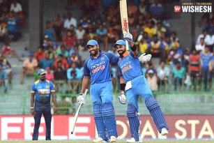 Virat And Rohit Sets A Challenging Total For SL