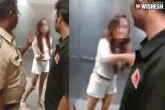 mumbai woman stripped, woman strips in elevator, woman strips off in lift when cops wanted her to come to police station, Mumbai woman