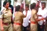 Anju Yadav latest, Janasena Party Worker updates, viral women police officer slaps janasena party worker, Video